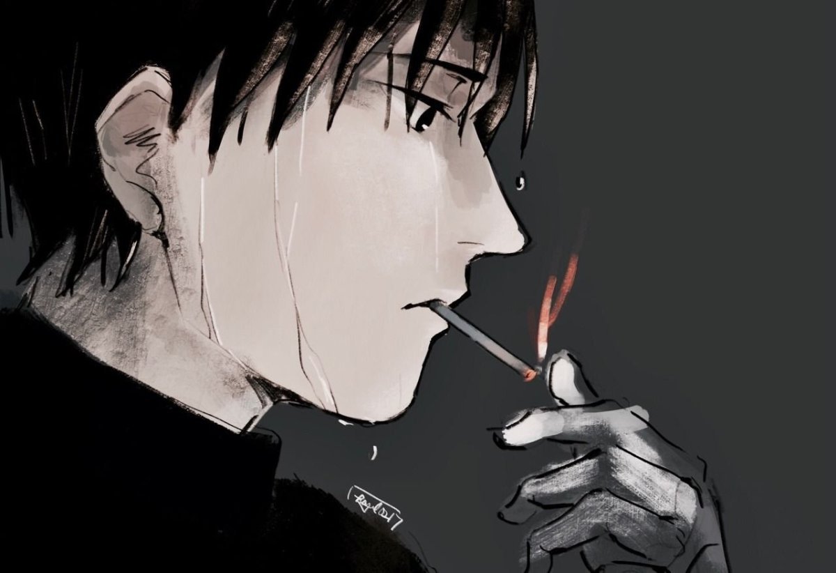 Рой Мустанг с сигаретой