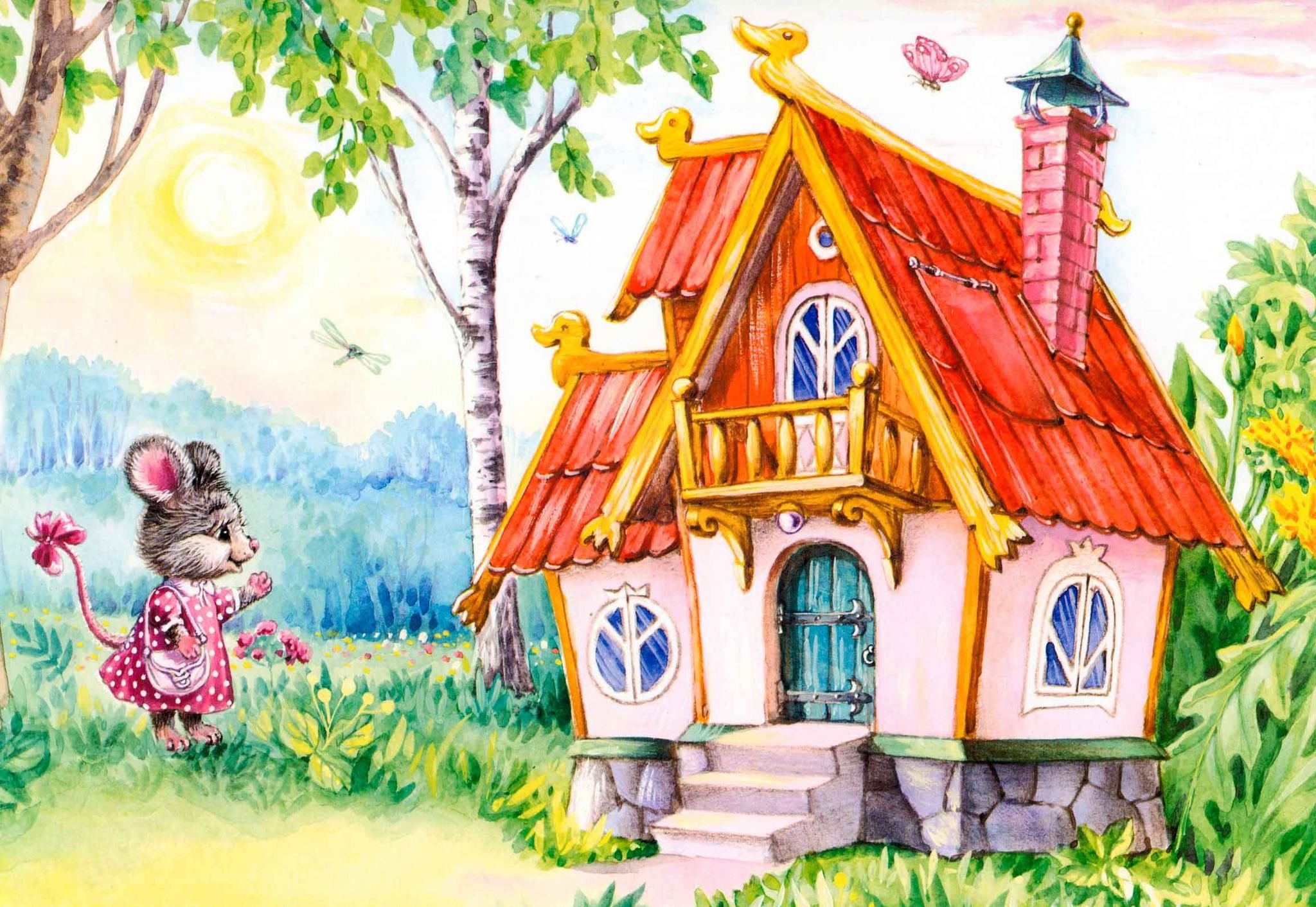 Картинки Сказочных Домиков Для Детей