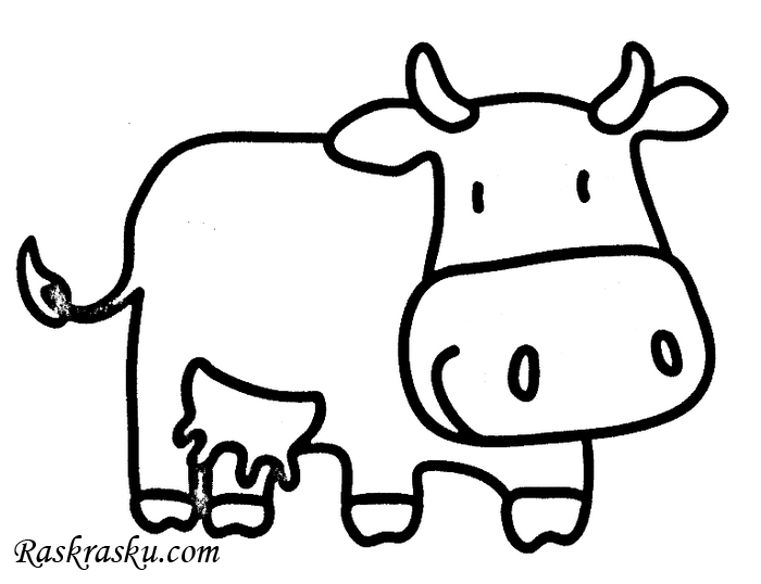 Раскраски для детей 3 года коровы. Раскраска корова. Корова раскраска для детей. Корова раскраска для малышей. Корова разукрашка для детей.