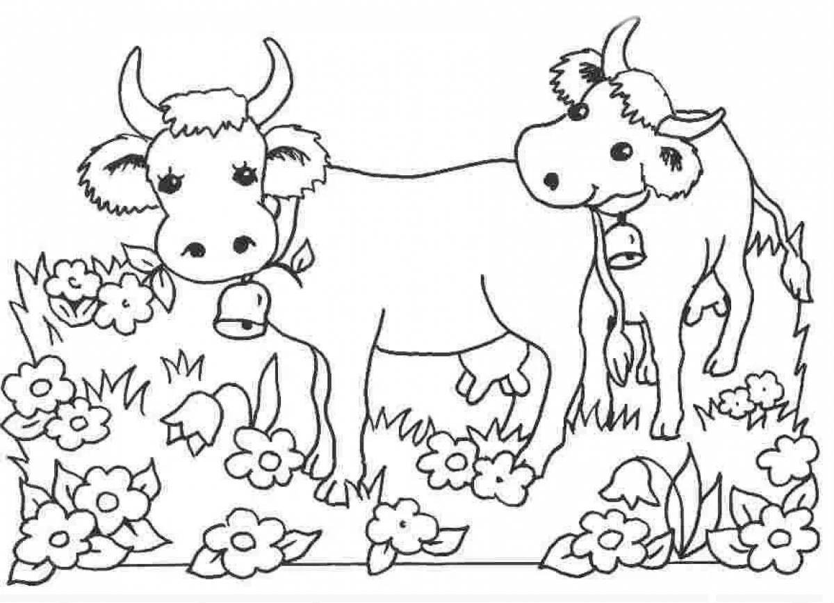 Раскрашивать коров. Раскраска корова. Корова раскраска для детей. Раскраска корова с теленком. Раскраска корова с теленком для детей.