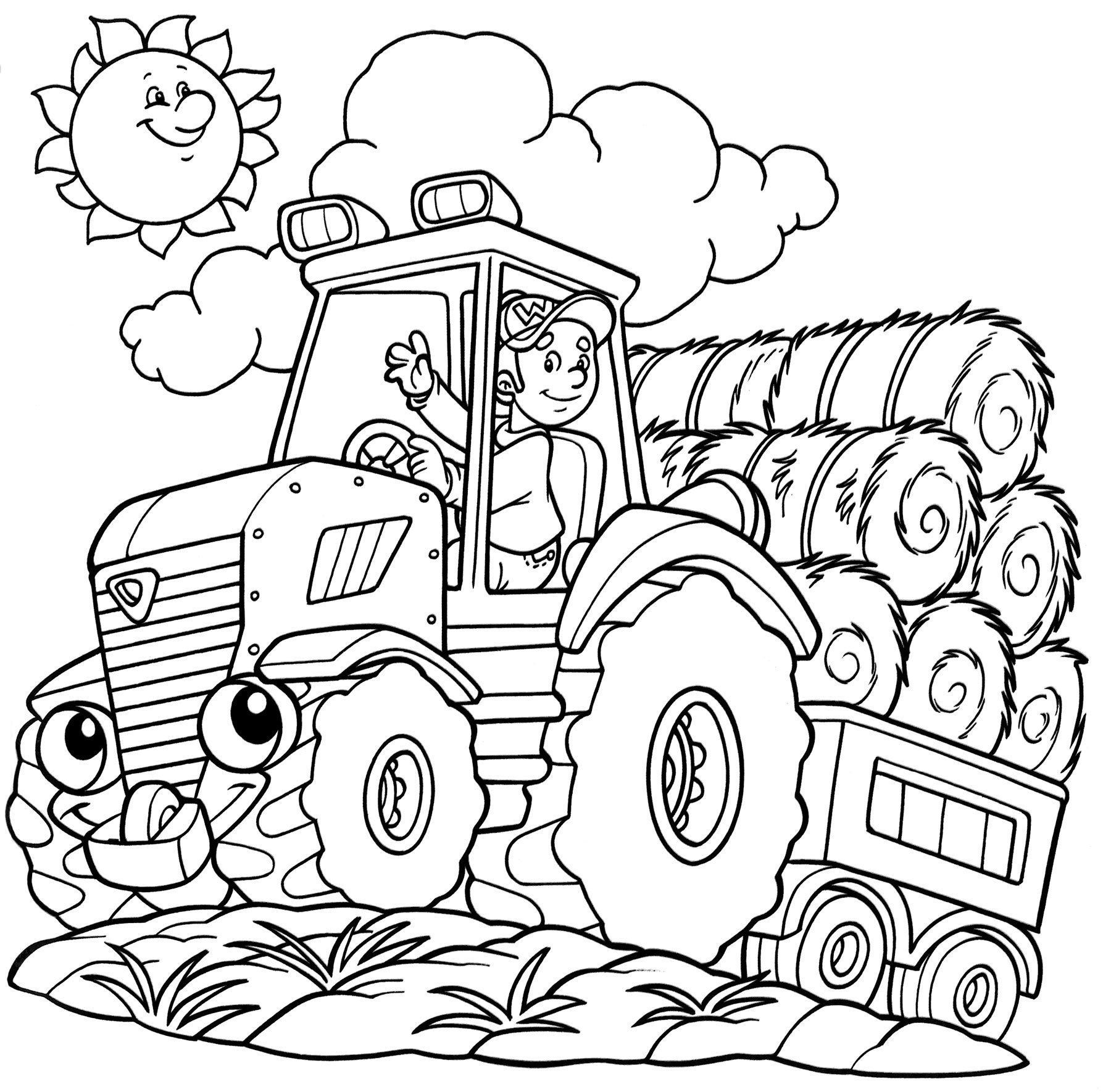 Трактор раскраска для детей 7 лет. Раскраска трактор. Раскраска для малышей. Трактор. Раскраски для мальчиков трактор. Раскраска машинки трактор.