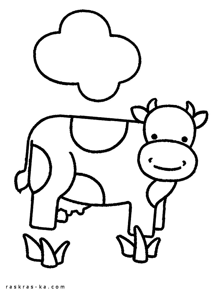 Коровы для детей 3 лет. Раскраска корова. Корова раскраска для детей. Корова раскраска для малышей. Крупные раскраски для самых маленьких.