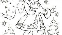 Новогодняя раскраска