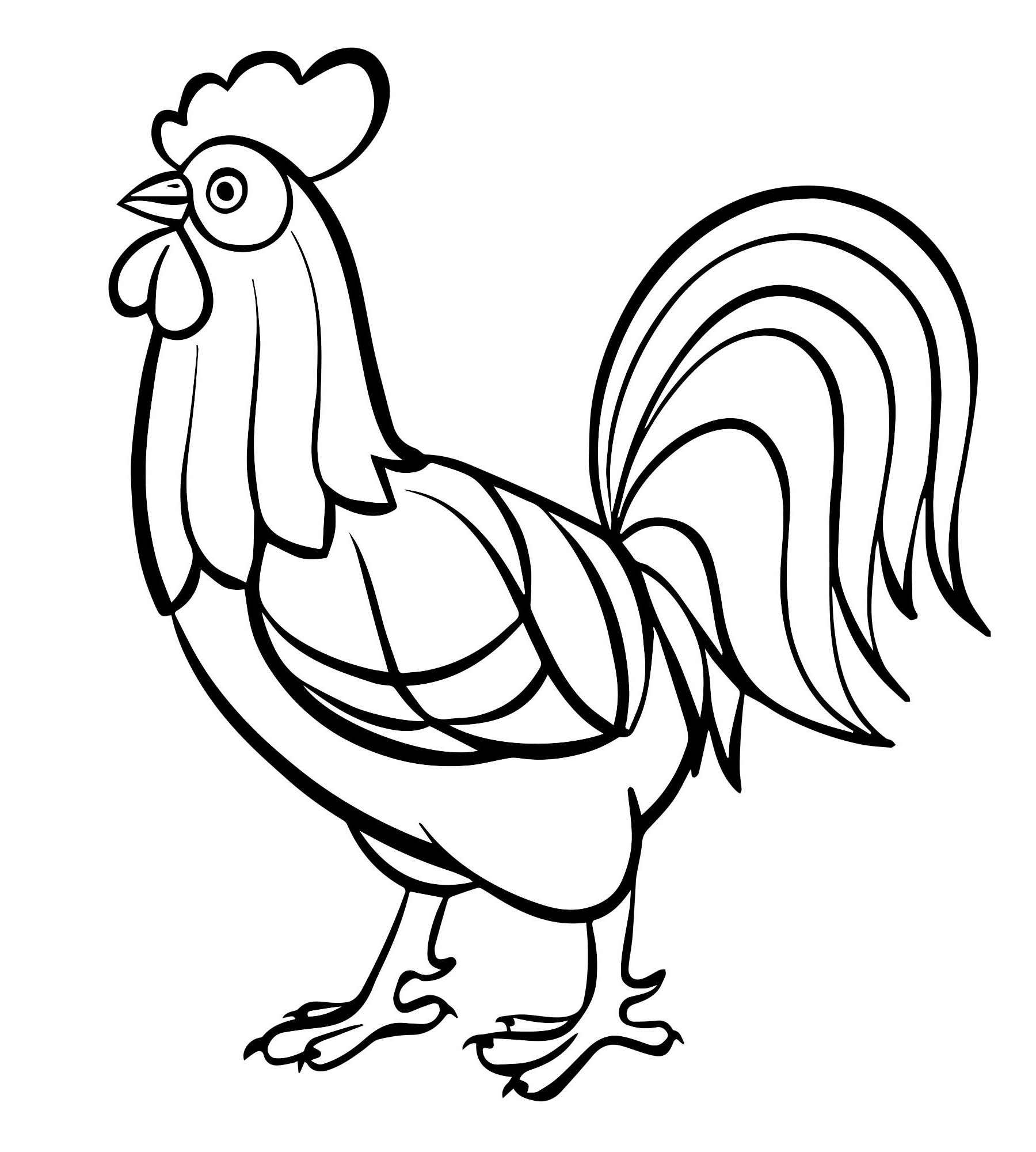 Категория Раскраски птиц курица петух яйцо цыпленок Курица с цыплятами