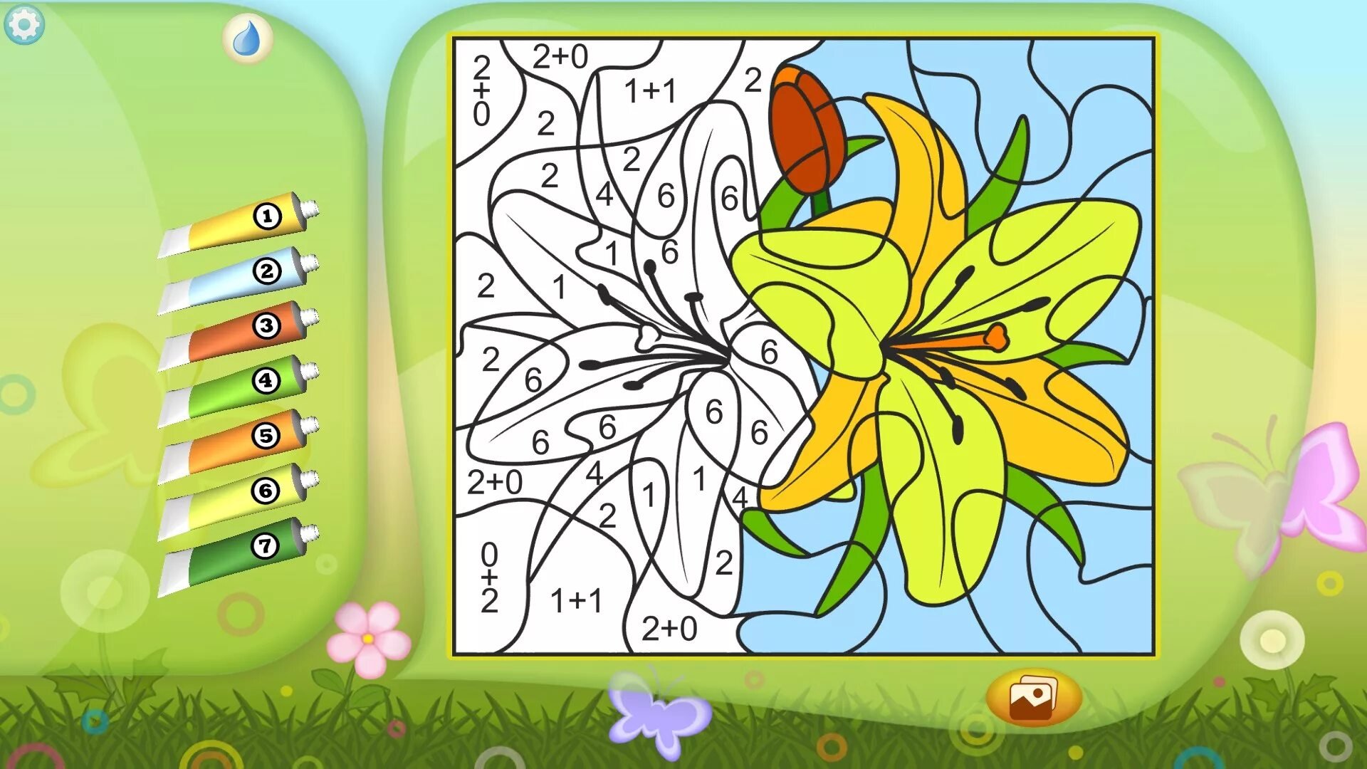 Игра раскрашивать раскраску. Игра цветы разукрашивать по номерам. Игры для детей: раскраски. Раскраска по цветам для детей. Рисование по цветам для детей.