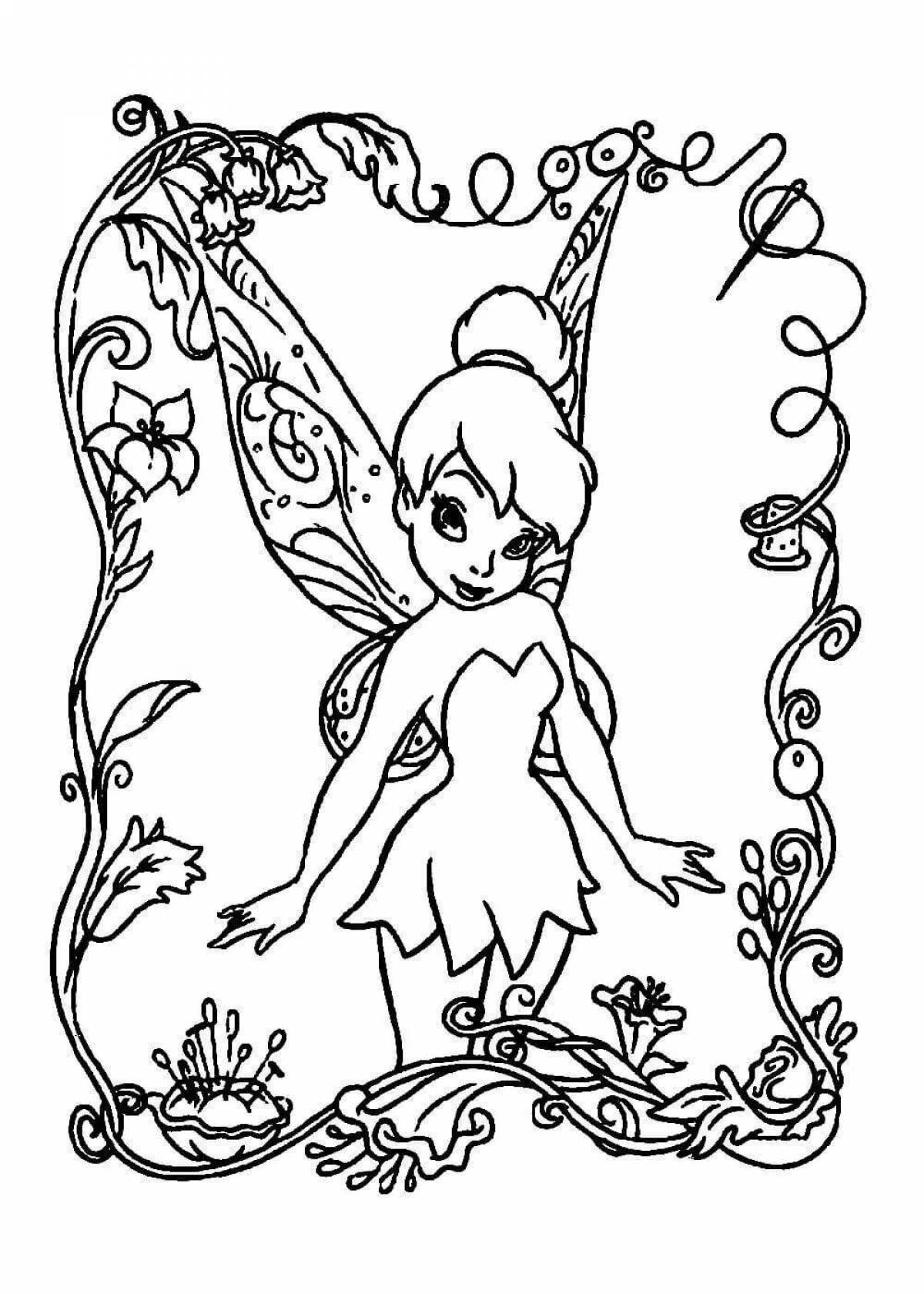 Раскраска принцессы феи. Разукрашки для девочек феи Дисней. Раскраска Disney Fairies феи. Раскраска принцессы Динь. Раскраска "принцесса и Фея".
