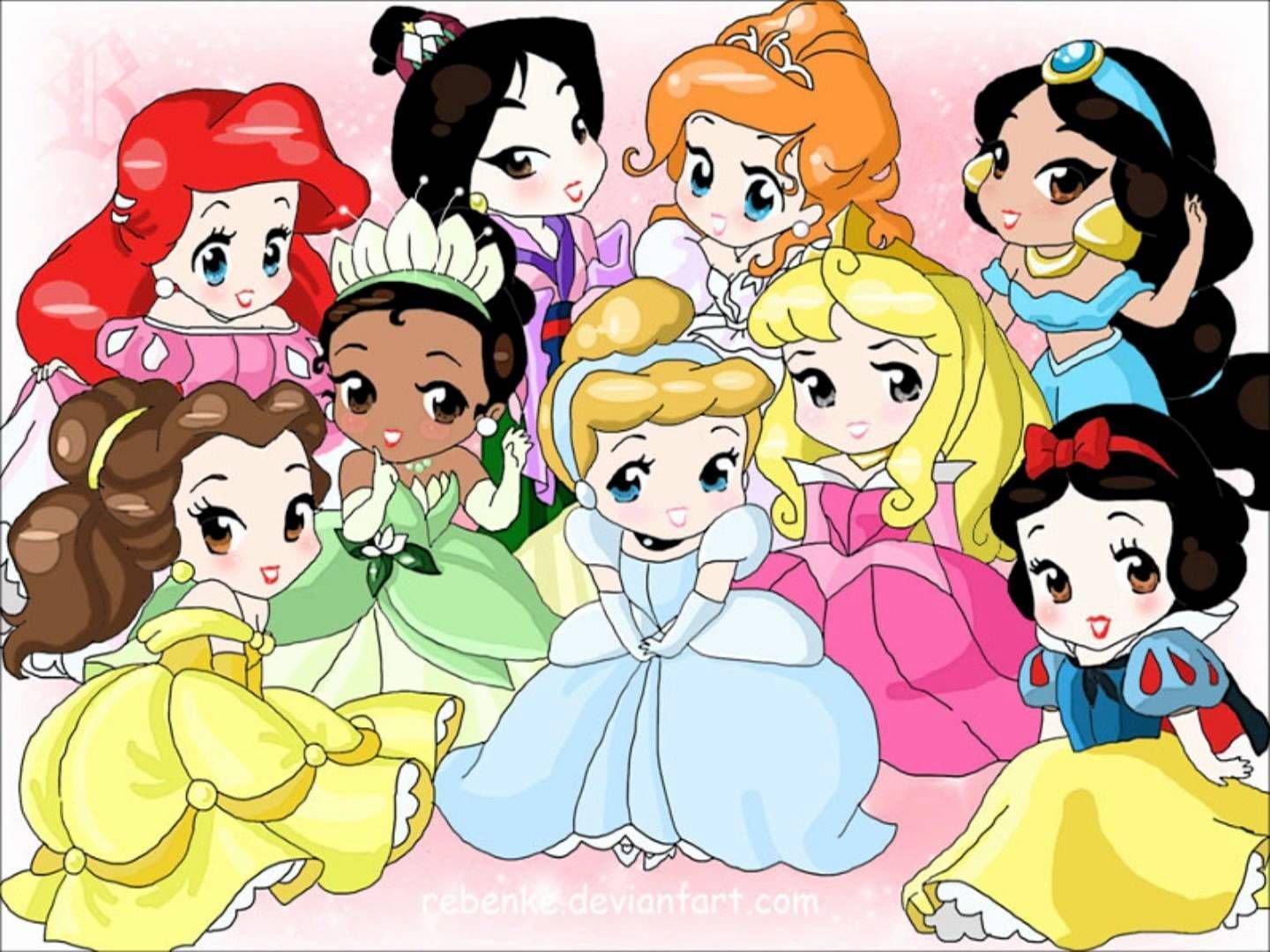 17 принцесс. Принцессы дисне1. Чиби Disney Princess. Принцессы Диснея картинки.