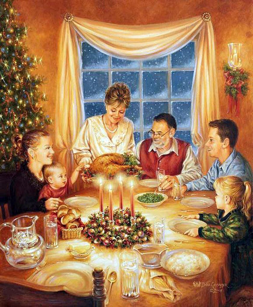 Семейный вечер сценарий. Рождество семейный праздник. Рождество в кругу семьи. Семья празднует Рождество. Новый год семья.