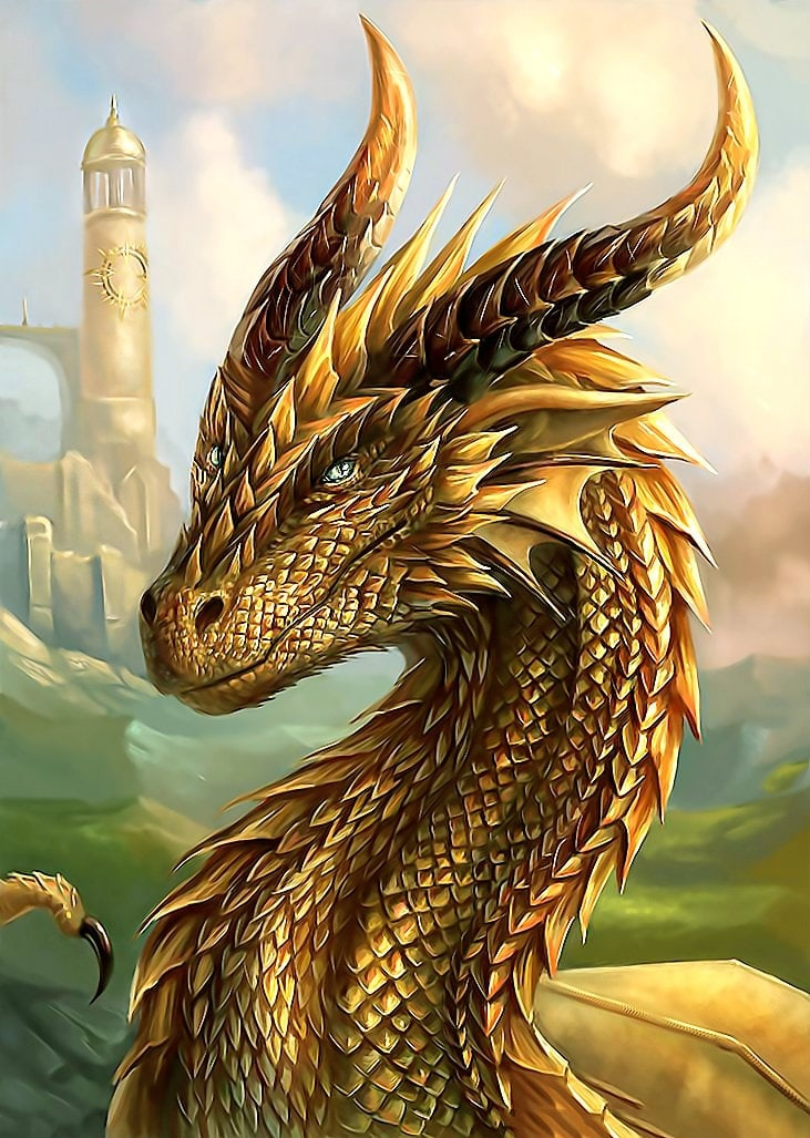 Дракон картинка на новый. Визерион дракон золотой дракон. Zolotoy Drakon/золотой дракон. Драконы Альвиа Альседо.
