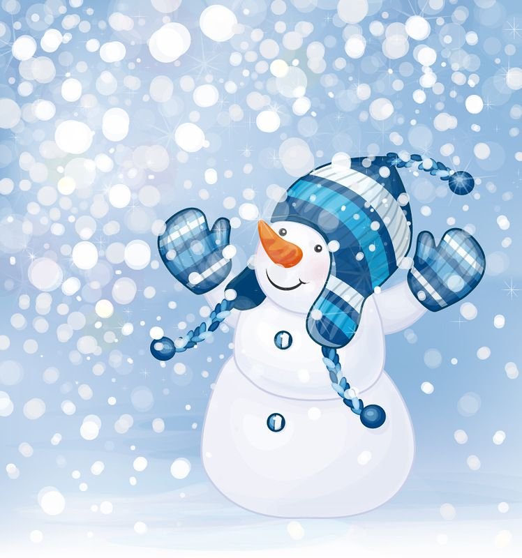 Открытка "Снеговик". Новогодние открытки со снеговиком. Новогодний Снеговик. Снежинка Снеговик. День снега рисунок