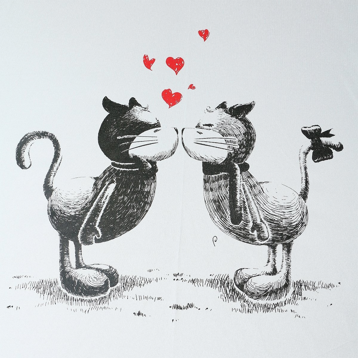 Открытки влюбленный кот (51 фото) » рисунки для срисовки на Газ-квас.ком