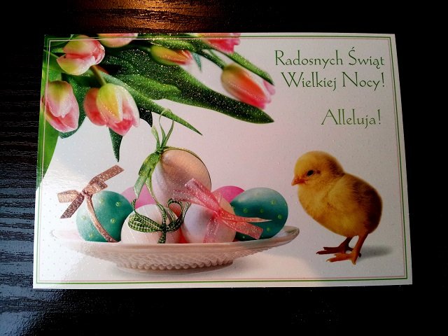Поздравления с католической пасхой открытки на польском