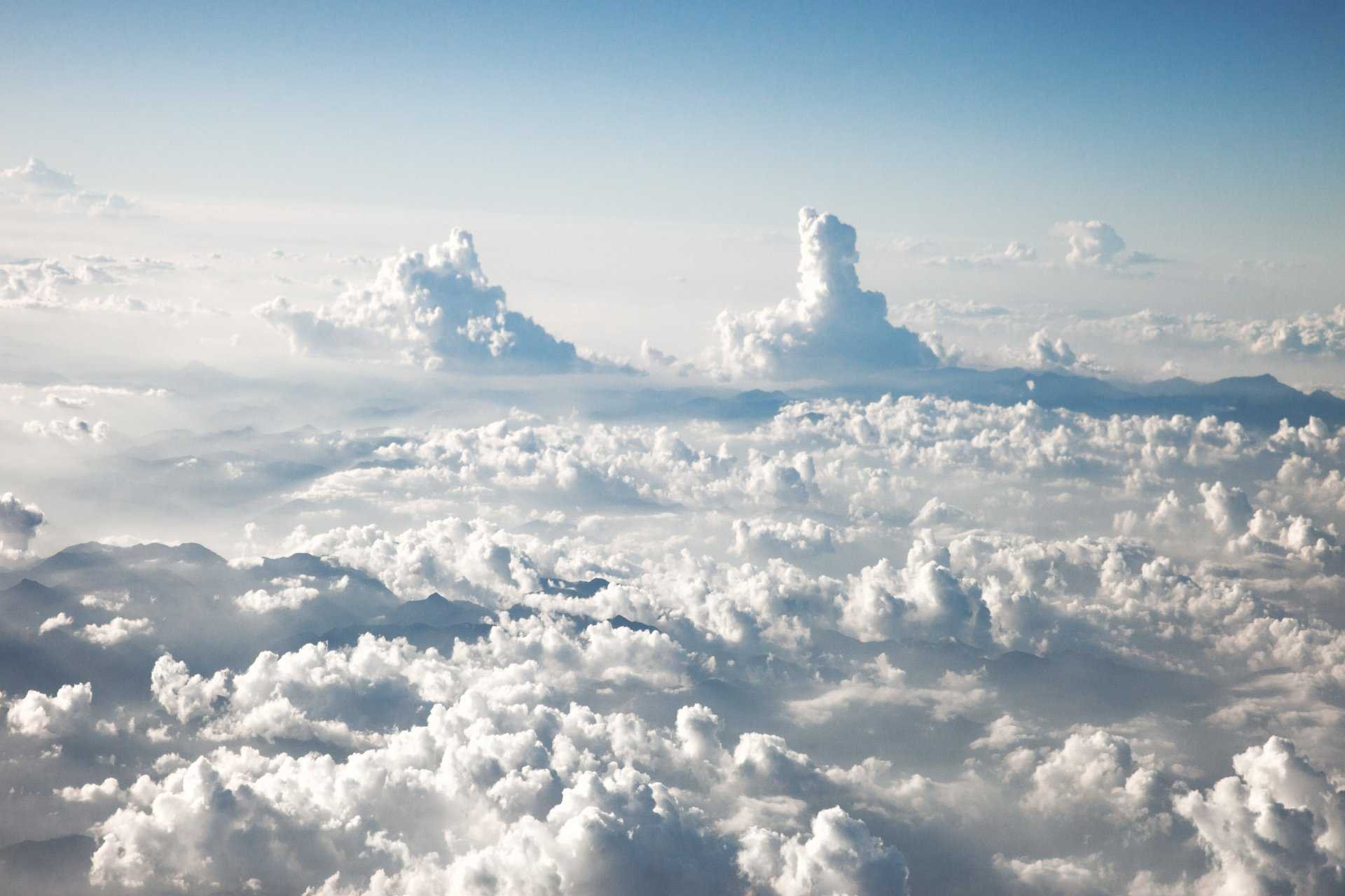 красивое фото неба с облаками 4 к