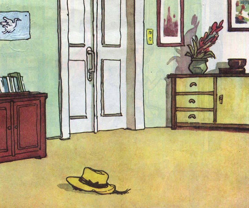Рисунки живая шляпа носова. «Живая шляпа», Носов н. н.. Носов Живая шляпа иллюстрации к рассказу.
