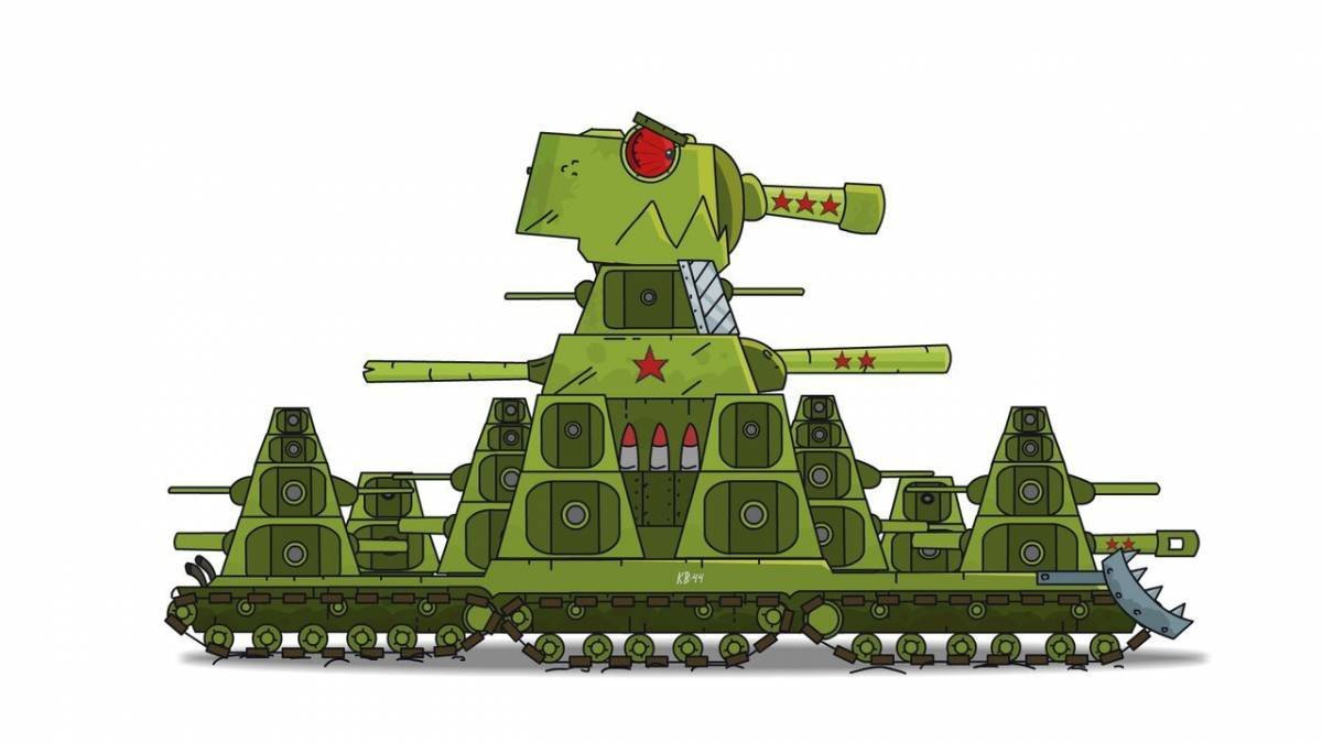 Советский танк кв 44. 