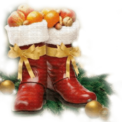 Сапожки с угощениями на день Святого Николауса