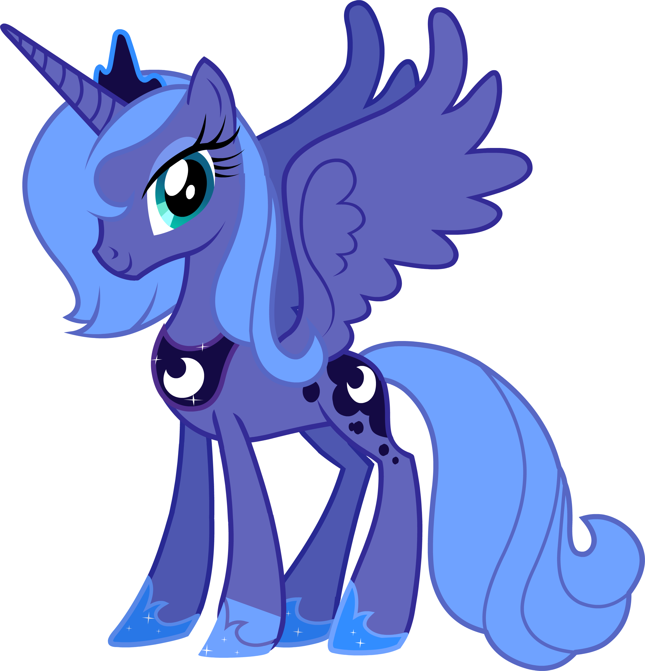 Литл пони лунная пони. Мой маленький пони принцесса Луна. Аликорн Луна. My little Pony Luna. My little Pony Princess Luna.