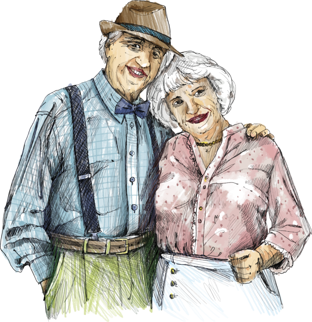 Картинка бабушка и дедушка. Бабушка и дедушка иллюстрация. Бабушка и дедушка акварель. Нарисовать бабушку и дедушку. Бабушка и дедушка арт.