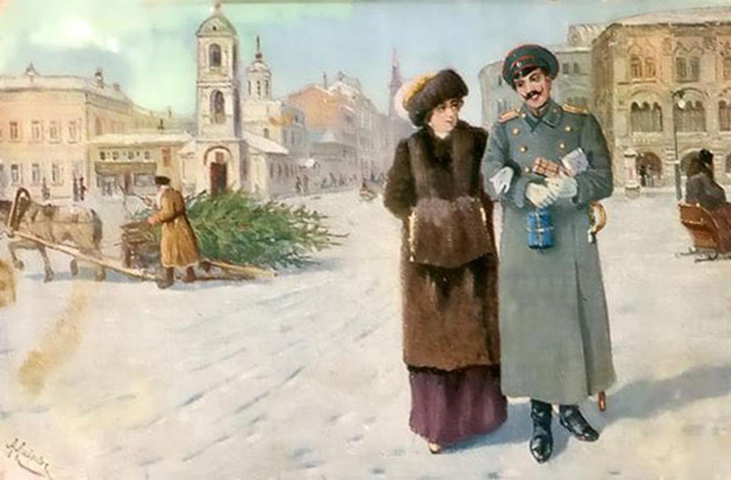 Елочный базар Петербург 19 век