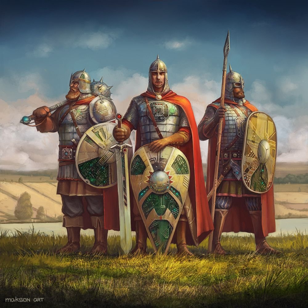 картинки русских рыцарей