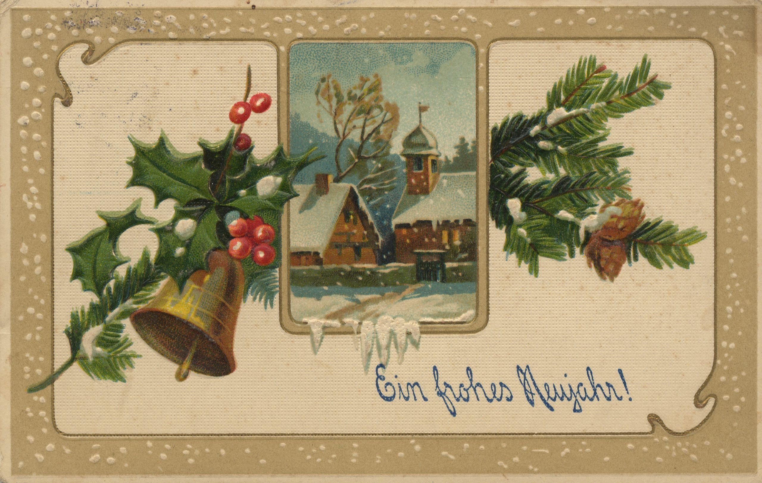 Старинные новогодние открытки. Винтажная открытка с новым годом. Старинные Рождественские открытки. Рождественская открытка в стиле ретро. Добрый на голландском языке