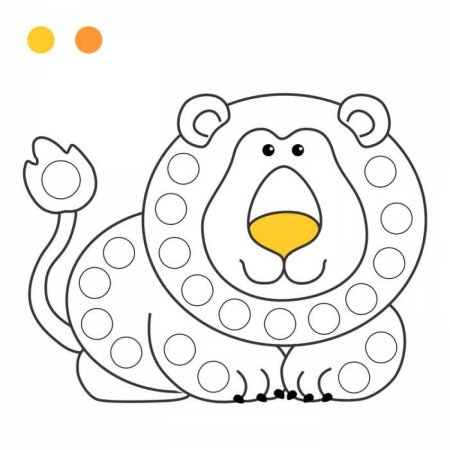 Пальчиковые раскраски для малышей