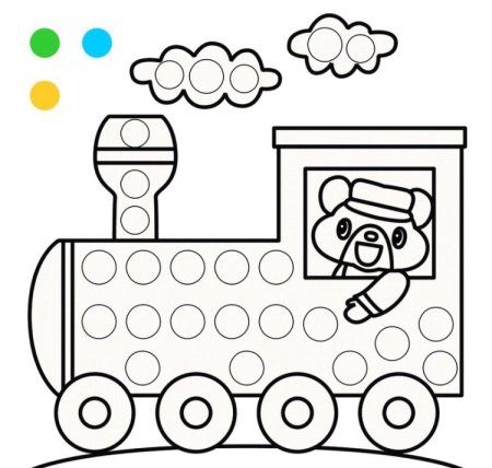 Раскрашивание пластилином для малышей