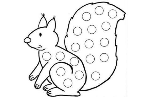 Пальчиковые раскраски для малышей животные