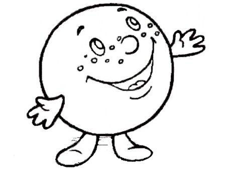 Раскраска "Колобок"