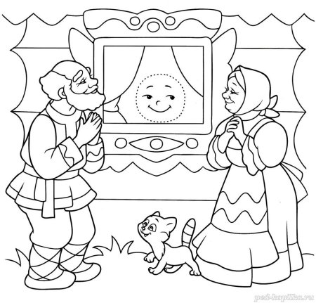 Сказки-раскраски. Колобок