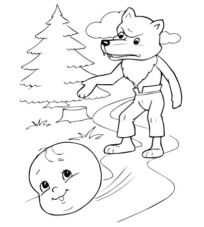 Сказки-раскраски. Колобок