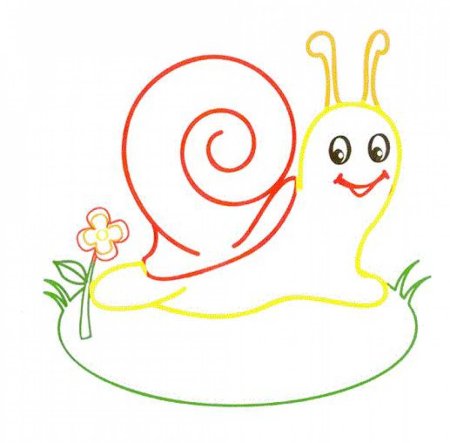 Цветные раскраски для малышей