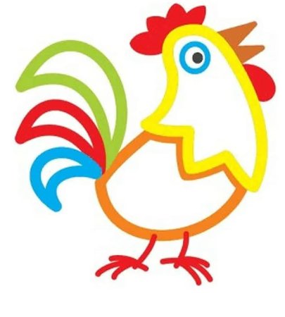 Цветные раскраски для малышей