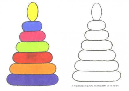 Рисунок детской пирамидки