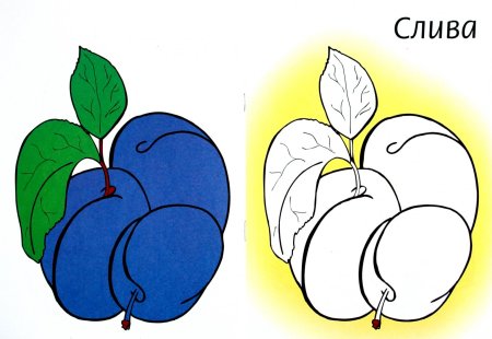 Детские раскраски с образцами