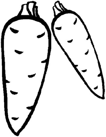Раскраска. Овощи.