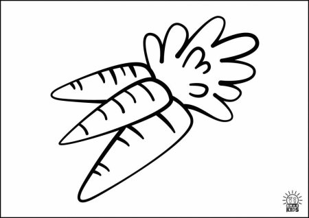 Маска морковки для детей на голову распечатать