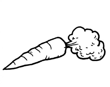 Морковка рисунок