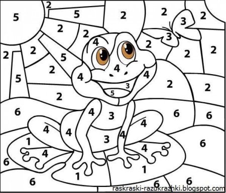 Раскраски по номерам детские