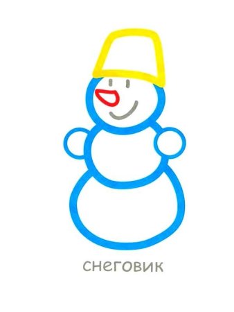 Раскраски для детей с цветным контуром