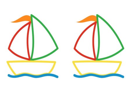 Кораблик рисунок