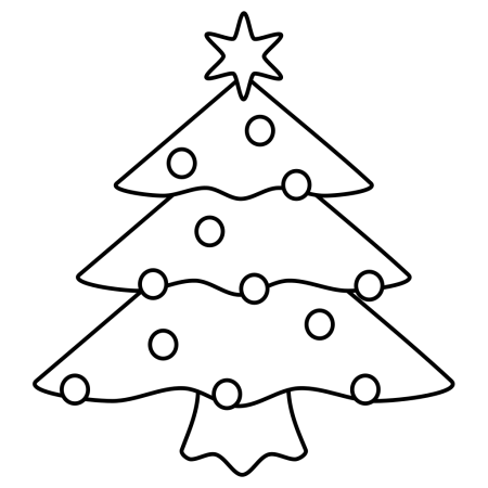 Елочка трафарет для рисования
