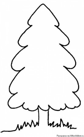 Пальчиковое рисование елка