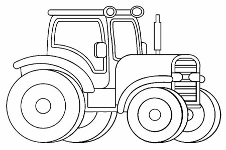 Игрушечный трактор рисунок