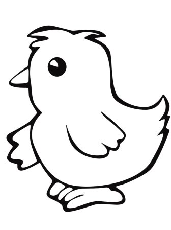 Раскраски цыплятки