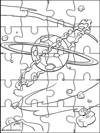 Пазл раскраска