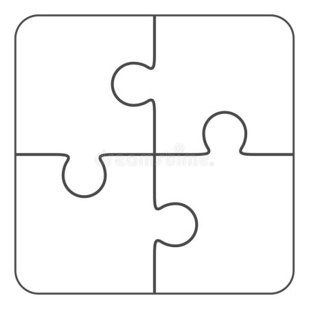 Пазлы трафарет для вырезания