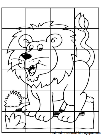 Пазл раскраска