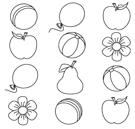 Задания по рисованию для детей 3-4 лет