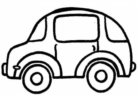 Машина раскраска детская